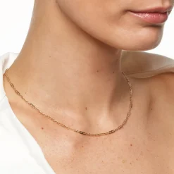 Discount Anchor Paperclip Chain Necklace in 10k Gold Necklaces & Pendants | Chains