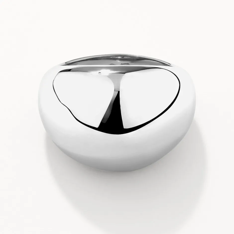Hot Ball Dome Ring in Silver 925 Sterling Silver | Rings