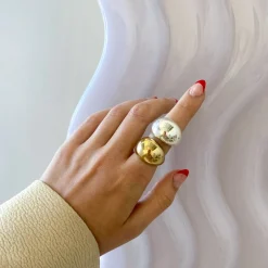 Hot Ball Dome Ring in Silver 925 Sterling Silver | Rings