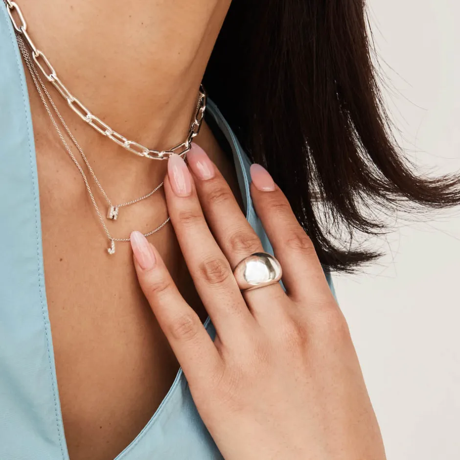 Hot Ball Dome Ring in Silver 925 Sterling Silver | Rings