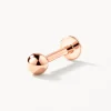 Fashion Ball Helix Single Stud Earring in 10k Rose Gold 10k Rose Gold | 10k Gold