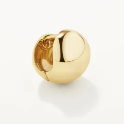 New Ball Huggie Earrings in Gold Bridal Gifts | 18k Fine Gold Plated