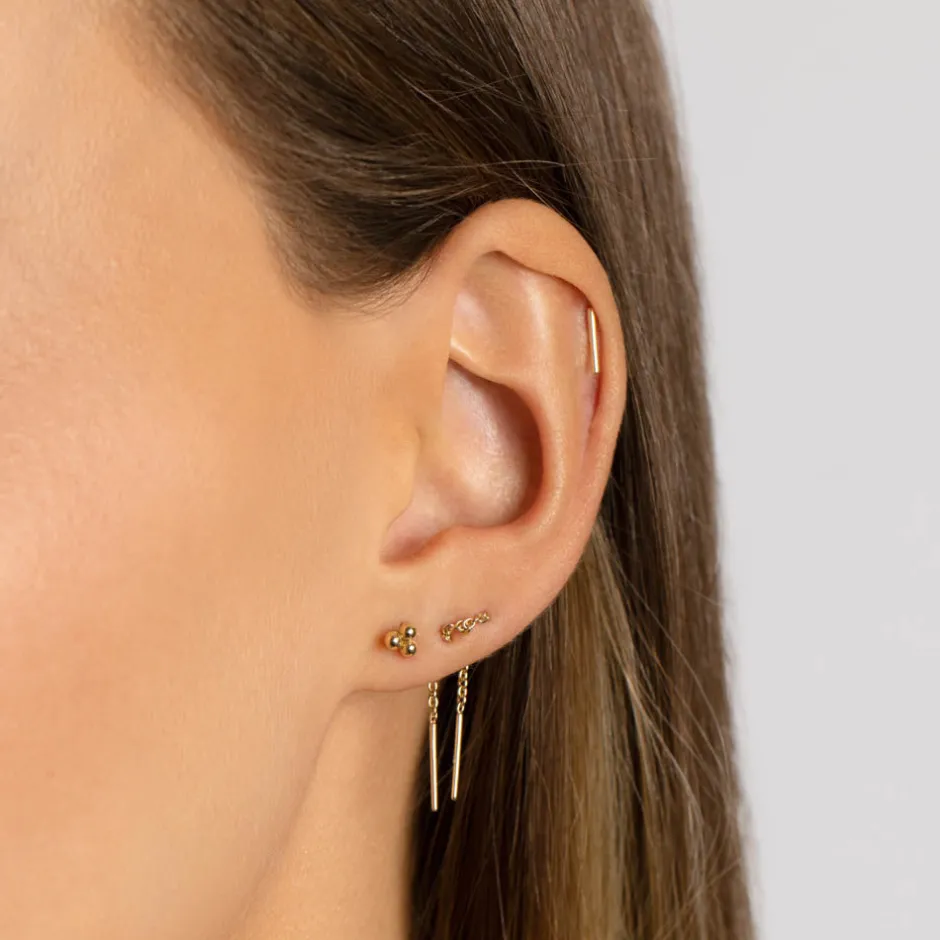New Bar Threader Earrings in 10k Gold Best Selling Gifts | Gifts For Her