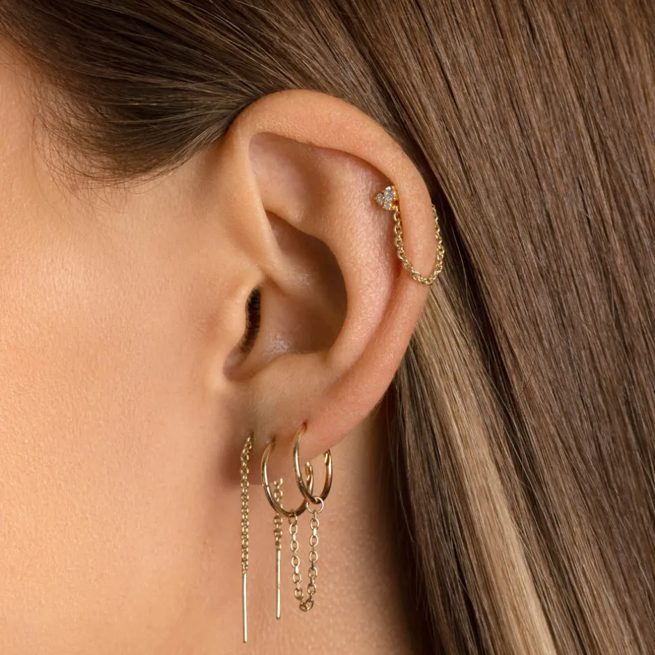 New Bar Threader Earrings in 10k Gold Best Selling Gifts | Gifts For Her