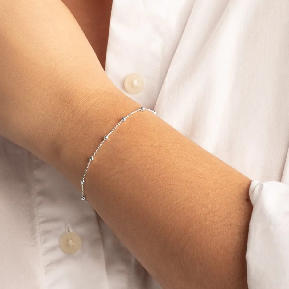 Hot Bauble Chain Bracelet in Silver Under $150 | 925 Sterling Silver