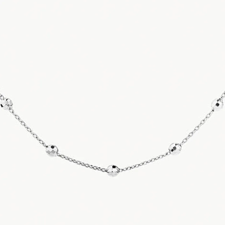 Hot Bauble Chain Necklace in Silver Under $150 | 925 Sterling Silver