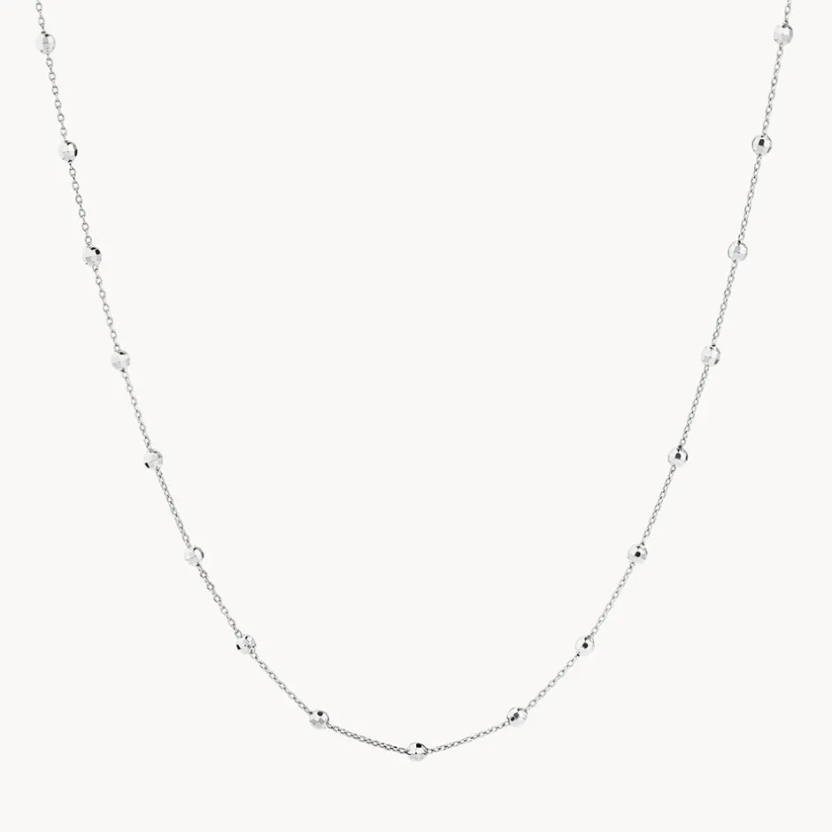 Hot Bauble Chain Necklace in Silver Under $150 | 925 Sterling Silver