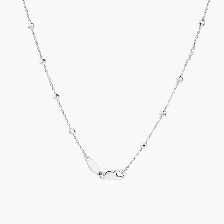 Hot Bauble Chain Necklace in Silver Under $150 | 925 Sterling Silver