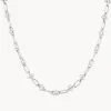 New Bauble Paperclip Chain Necklace in Silver 925 Sterling Silver | Necklaces & Pendants