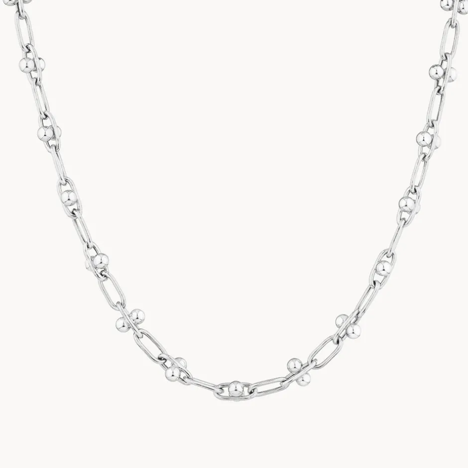 New Bauble Paperclip Chain Necklace in Silver 925 Sterling Silver | Necklaces & Pendants