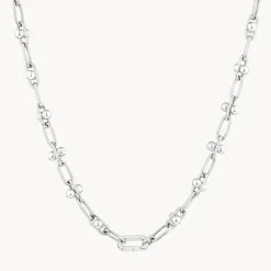 New Bauble Paperclip Chain Necklace in Silver 925 Sterling Silver | Necklaces & Pendants