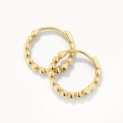 Best Beaded Huggies in 10k Gold 10k Gold | Earrings
