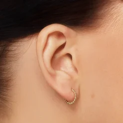 Best Beaded Huggies in 10k Gold 10k Gold | Earrings