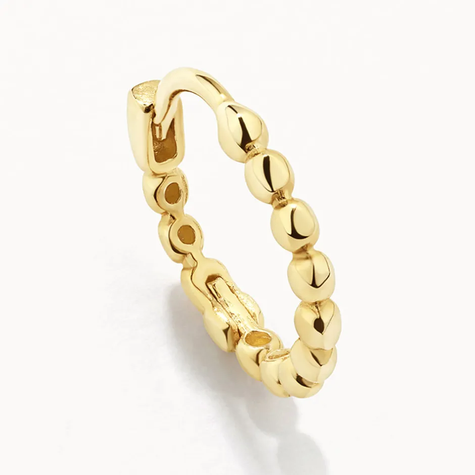 Best Beaded Huggies in 10k Gold 10k Gold | Earrings