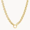 Discount Belcher Chain Necklace in Gold 18k Fine Gold Plated | Necklaces & Pendants