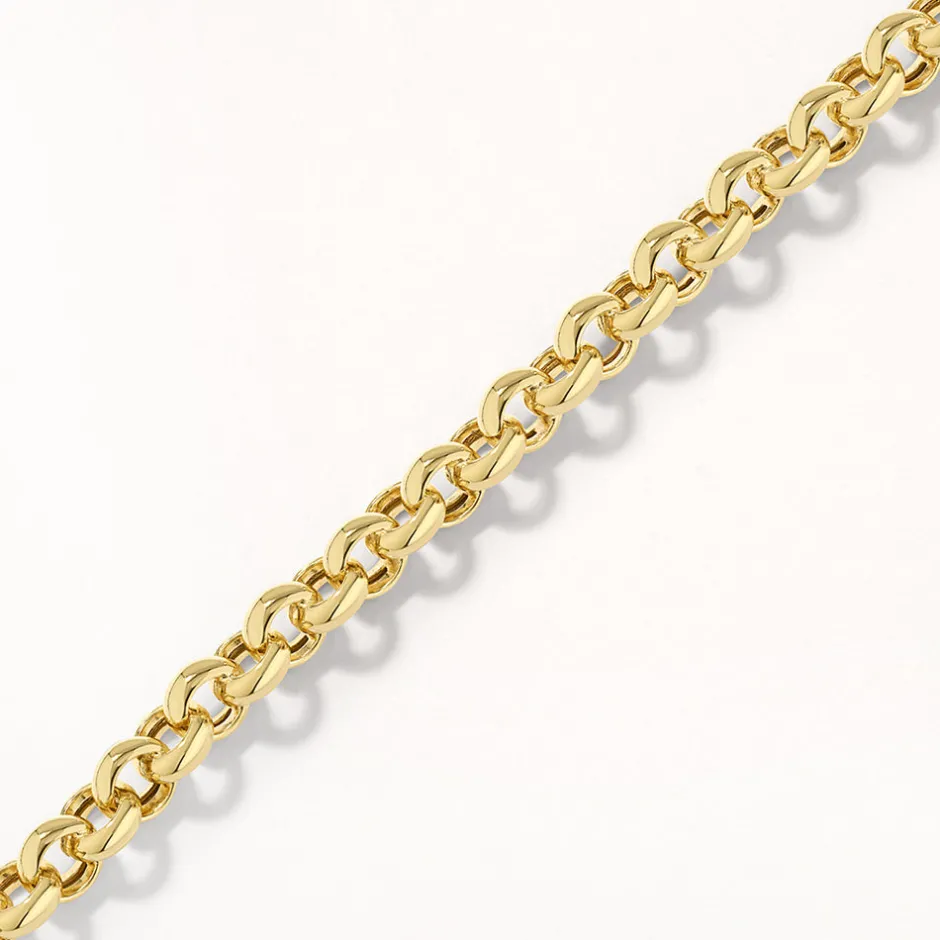 Discount Belcher Chain Necklace in Gold 18k Fine Gold Plated | Necklaces & Pendants