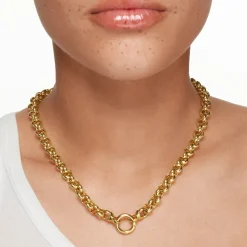 Discount Belcher Chain Necklace in Gold 18k Fine Gold Plated | Necklaces & Pendants