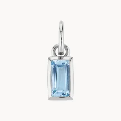 Fashion Birthstone Pendant in Silver Birthstone Jewellery | 925 Sterling Silver