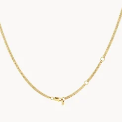 Sale Black Onyx Unisex Curb Chain Pendant Necklace in Gold Natural Gemstones | 18k Fine Gold Plated