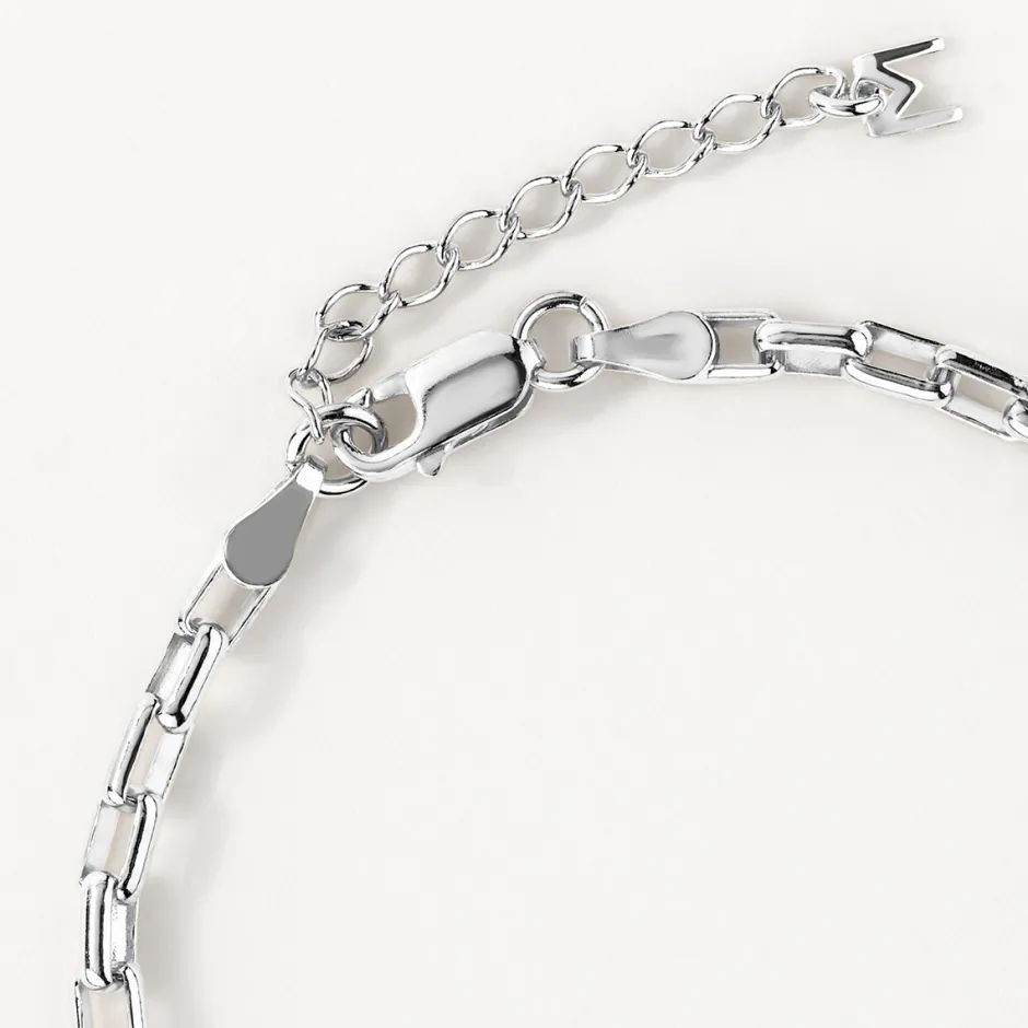Outlet Box Paperclip Chain Bracelet in Silver 925 Sterling Silver | Bracelets & Bangles