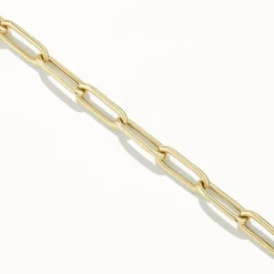 Clearance Boyfriend Paperclip Chain Necklace in Gold Gifts For Him | Best Friend Gifts