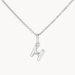 Fashion Bubble Letter Necklace in Silver Best Selling Gifts | Letter Jewellery