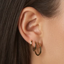 Best Charm Hoop Earrings in 10k Gold Gifts For Her | 10k Gold
