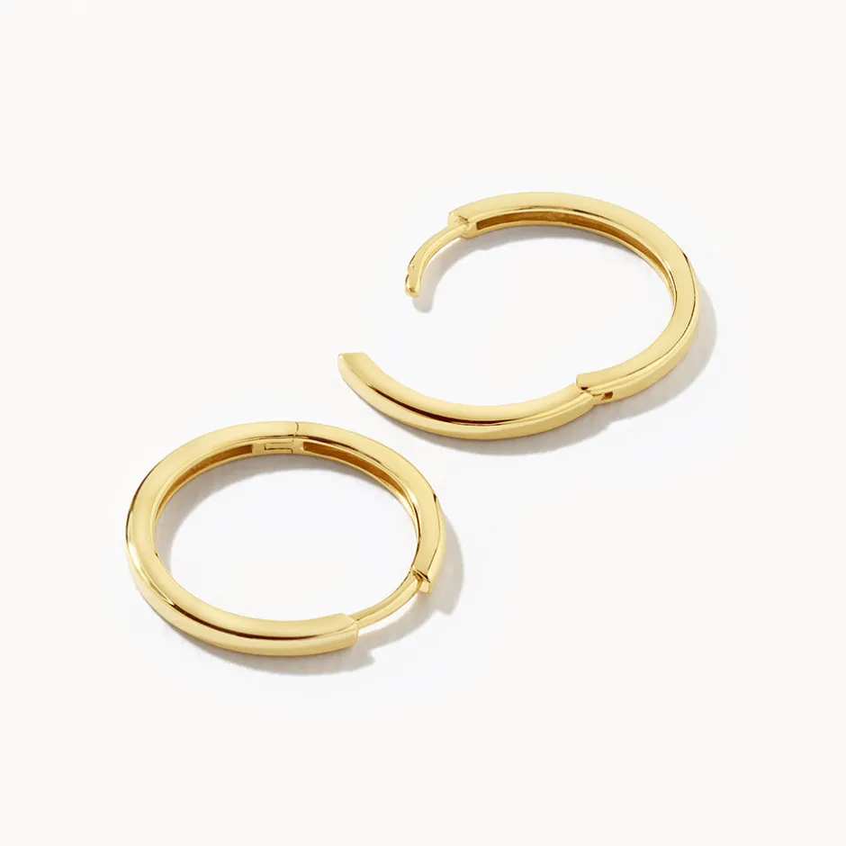 Best Charm Hoop Earrings in 10k Gold Gifts For Her | 10k Gold