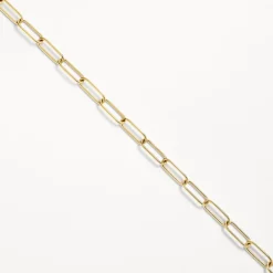 Discount Charm Paperclip Chain Bracelet in Gold 18k Fine Gold Plated | Bracelets & Bangles