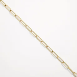 Sale Charm Paperclip Chain Necklace in Gold 18k Fine Gold Plated | Necklaces & Pendants