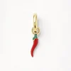 Discount Chilli Charm Pendant in Gold 18k Fine Gold Plated | Personalisation