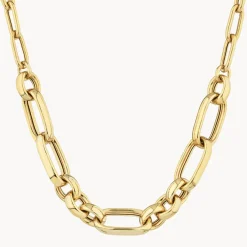 Sale Chunky Paperclip Chain Necklace in Gold 18k Fine Gold Plated | Necklaces & Pendants