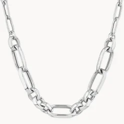 Fashion Chunky Paperclip Chain Necklace in Silver 925 Sterling Silver | Necklaces & Pendants