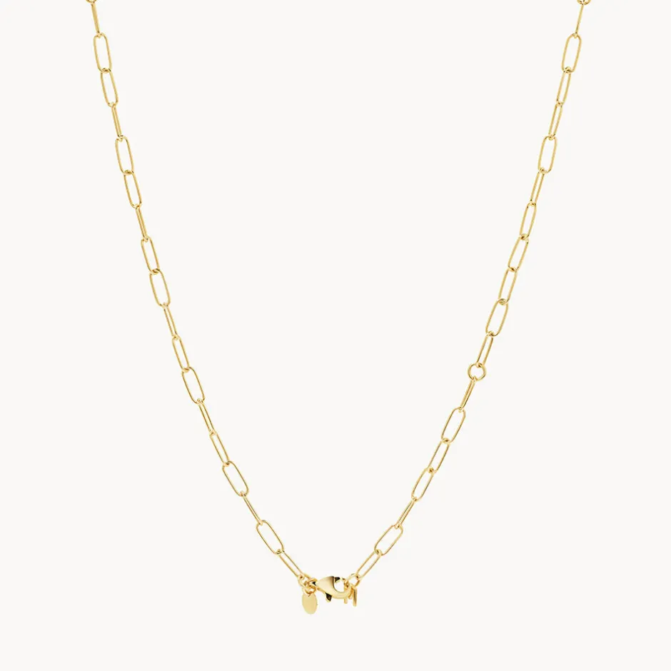 Discount Classic Paperclip Chain Necklace in 10k Gold Gifts For Him | 10k Gold