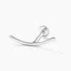 Hot Climber Helix Single Stud Earring in Silver 925 Sterling Silver | Earrings