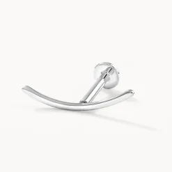 Hot Climber Helix Single Stud Earring in Silver 925 Sterling Silver | Earrings