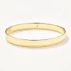Fashion Curve Bangle in Gold 18k Fine Gold Plated | Bracelets & Bangles