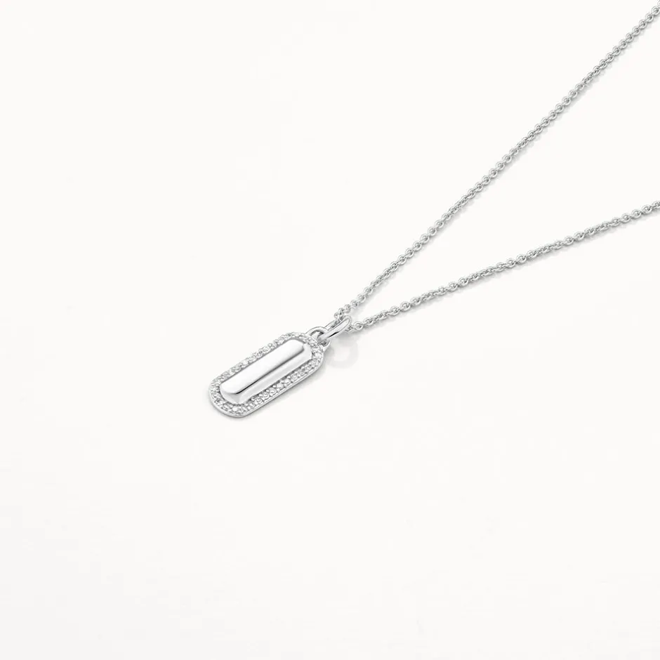 Best Diamond Bar Necklace in Silver Bridal Gifts | Family Gifts