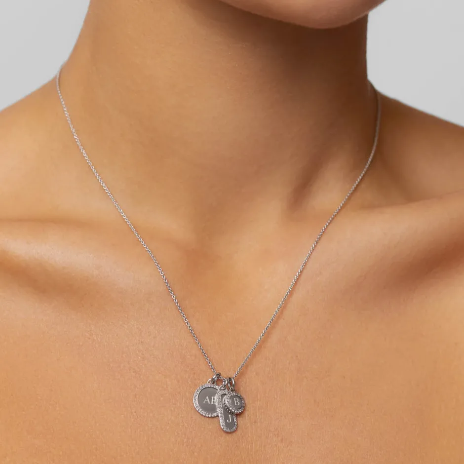 Best Diamond Bar Necklace in Silver Bridal Gifts | Family Gifts