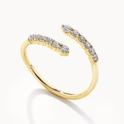 Online Diamond Bypass Open Ring in 10k Gold Best Selling Gifts | Gifts For Her