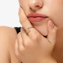 Online Diamond Bypass Open Ring in 10k Gold Best Selling Gifts | Gifts For Her