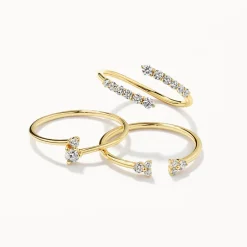 Online Diamond Bypass Open Ring in 10k Gold Best Selling Gifts | Gifts For Her
