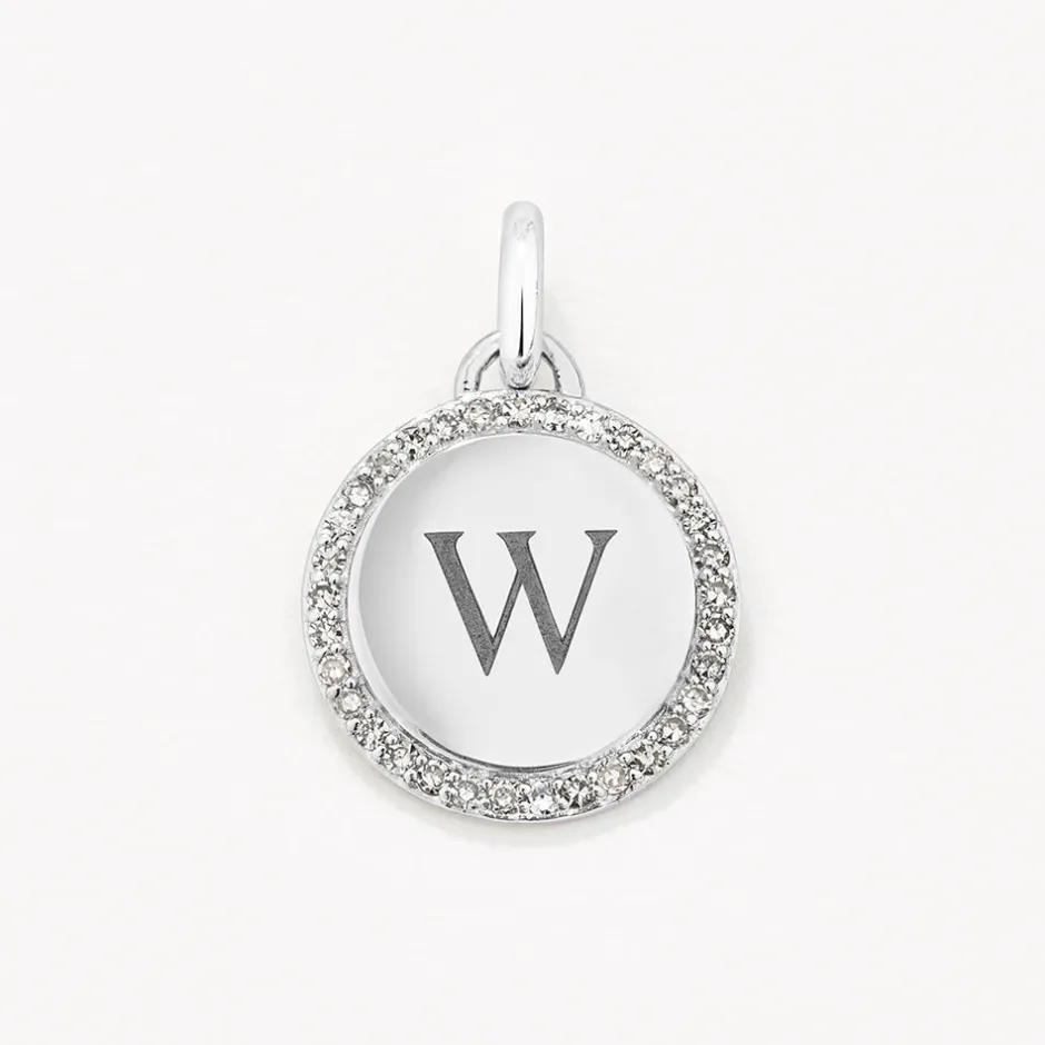 Online Diamond Disc Necklace in Silver Gifts For Him | Bridal Gifts