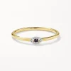 Hot Diamond Evil Eye Ring in 10k Gold Symbolic Jewellery | Natural Diamonds