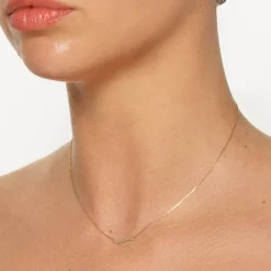 Discount Diamond Fine Wave Necklace in 10k Gold Best Selling Gifts | Under $300