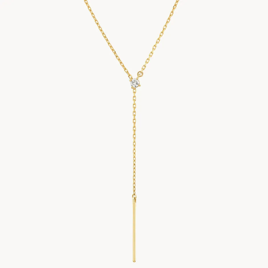 Outlet Diamond Lariat Y Necklace in 10k Gold Best Selling Gifts | Gifts For Her