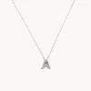 Online Diamond Letter A Necklace in Silver Best Selling Gifts | Gifts For Her