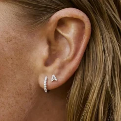 Hot Diamond Letter A Single Stud Earring in Silver Best Selling Gifts | Gifts For Her
