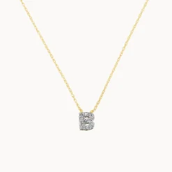 Hot Diamond Letter B Necklace in 10k Gold Gifts For Her | Bridal Gifts