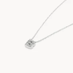 Clearance Diamond Letter B Necklace in Silver Bridal Gifts | Letter Jewellery
